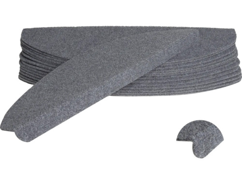 Traptreden van vilt in stapel