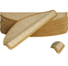 Trapmatten van sisal in een stapel