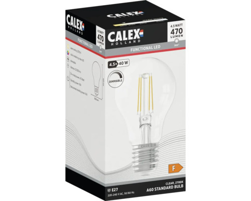 Calex Logo functionele ledlamp E27 4,5 watt