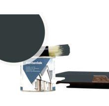 Blik randlak met kwast en profielhout