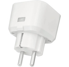 Witte stekkeradapter voor stopcontacten