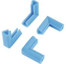 Vier hoekbeschermers van schuim