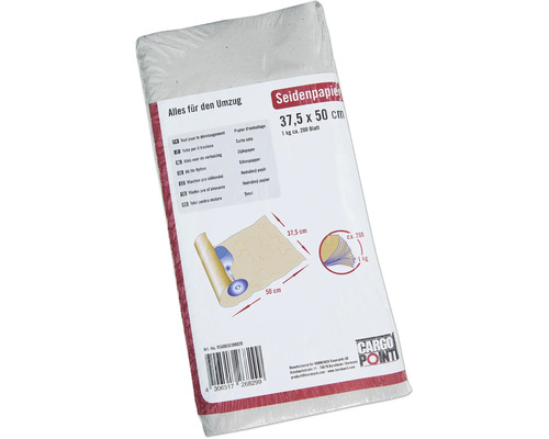 Zijdepapier voor verhuizing 37,5 x 50 centimeter, circa 200 vel