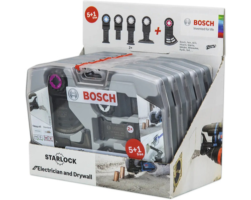 Bosch Starlock oscillerende zaagbladen set voor elektriciens en gipsplaatinstallateurs