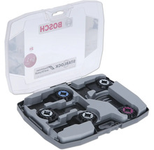 Bosch Starlock oscillerende zaagbladset in geopende opbergdoos