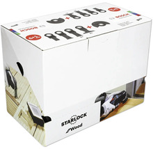 Bosch Starlock houtaccessoires set in een verpakking