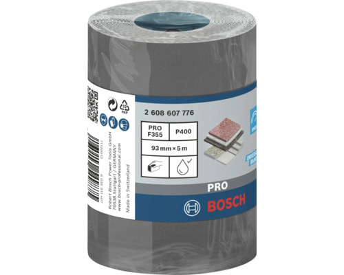 Bosch schuurlintrol, korrel P400, 93 mm x 5 m