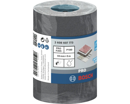 Bosch schuurpapierrol 93 mm x 5 m, korrel P180