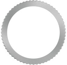 Taartring van roestvrij staal met gegolfde rand