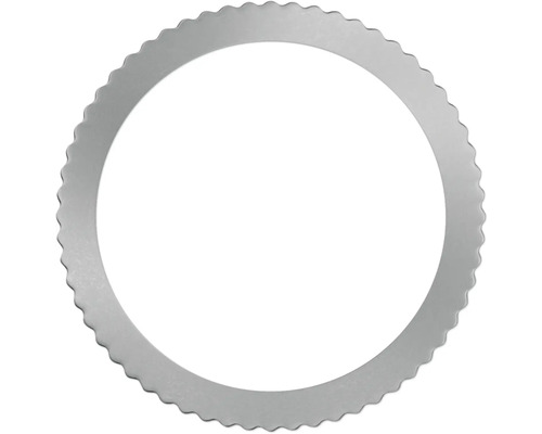 Taartring van roestvrij staal met gegolfde rand