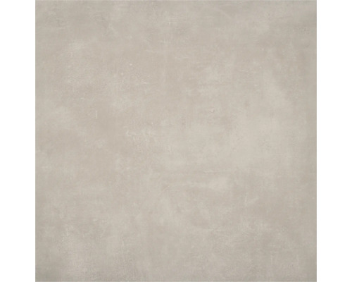 Tegel met betonlook en een mat oppervlak.