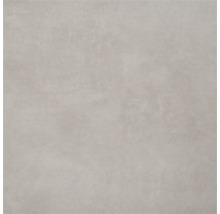 Vierkante tegel met betonlook voor wand en vloer, grijs.