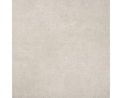 Vierkante keramische tegel met betonlook en een mat oppervlak.