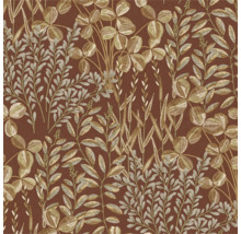 Behang met plantenmotief