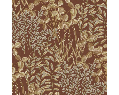 Behang met plantenmotief