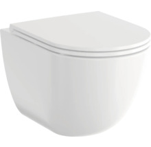 Hangtoilet met toiletzitting