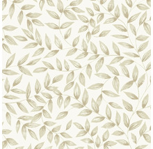 Behang met bladerenpatroon
