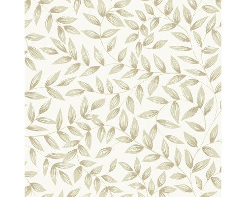 Behang met bladerenpatroon