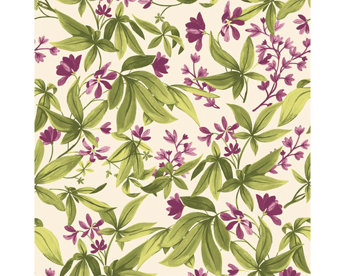 Naadloos patroon met bladeren en bloemen