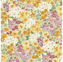 Behang met bloemenpatroon