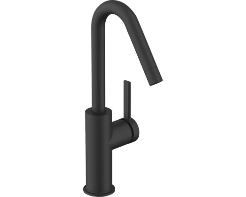 Zwarte keukenkraan waterkraan