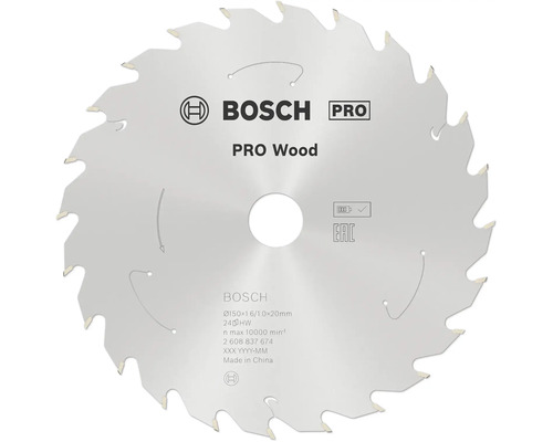 Bosch Pro houtzaagblad met een diameter van 150 millimeter