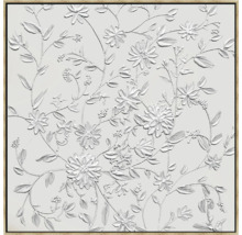 Schilderij met bloemmotief en lijst