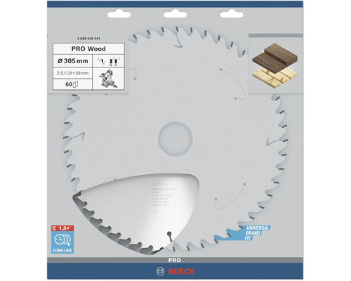 Bosch Pro Wood zaagblad, diameter 305 millimeter