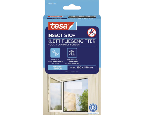 Tesa Insect Stop klittenband hor verpakking met het keurmerk Blauer Engel