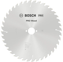 Bosch cirkelzaagblad PRO Wood voor hout met 40 tanden en een diameter van 254 millimeter.