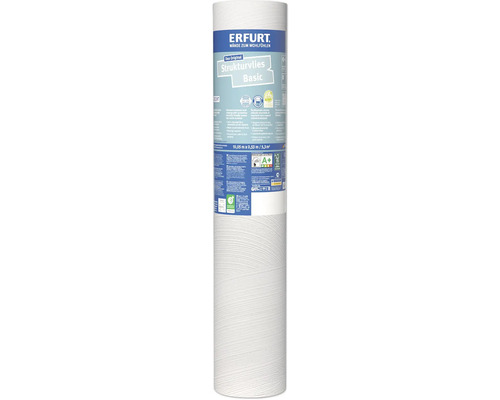 Erfurt Structuurvlies Basic behangrol, 10,05 meter maal 0,53 meter