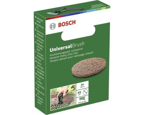 Bosch UniversalBrush heavy duty pad, 3 stuks