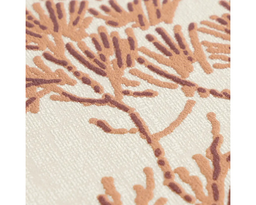 Detailopname van gestructureerd behang met een vertakt patroon