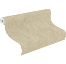 Gestructureerd vliesbehang met een fijne textielstructuur