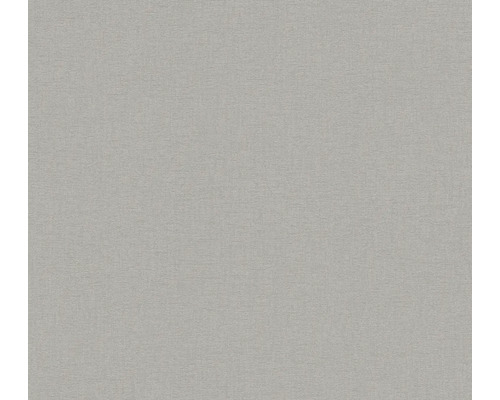 Behang met een fijne linnenstructuur in de kleur grijs.