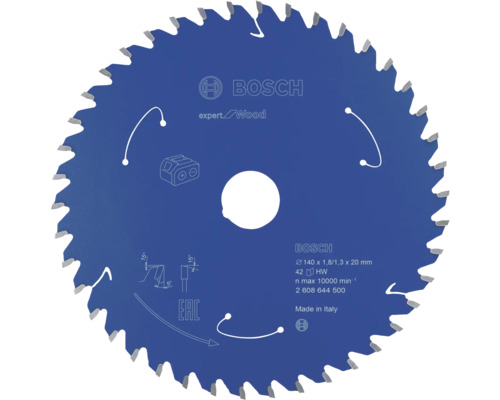 Bosch Expert Wood cirkelzaagblad, diameter 140 millimeter