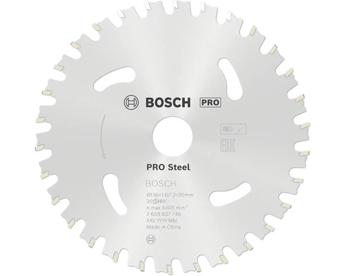 Bosch Pro stalen cirkelzaagblad