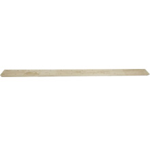 Houten trapboom met voorgeboorde gaten voor traptreden.