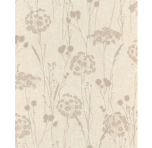 Behang met plantenmotief