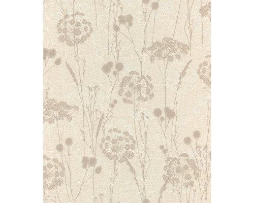 Behang met plantenmotief