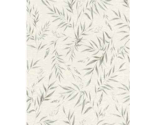 Behang met bladerenmotief