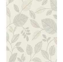 Behang met bladerpatroon