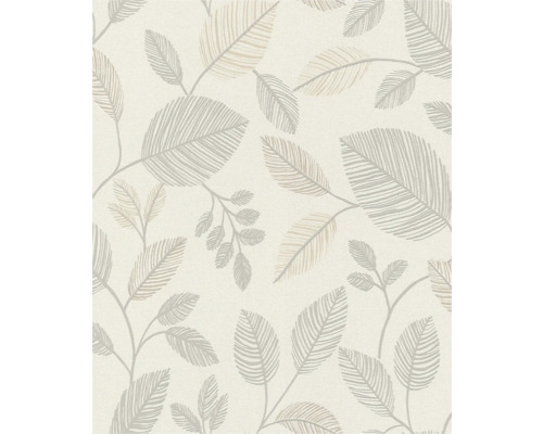 Behang met bladerpatroon