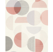 Behang met geometrisch cirkelpatroon