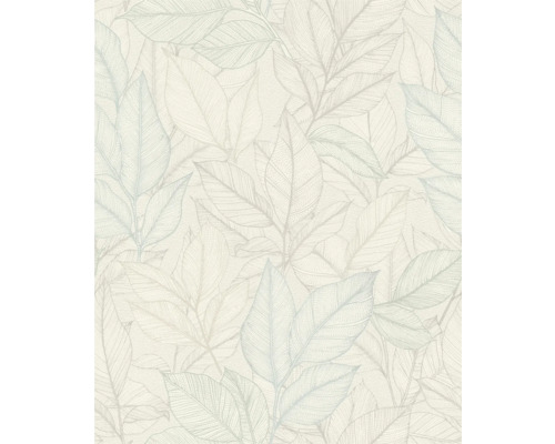 Behang met bladerpatroon