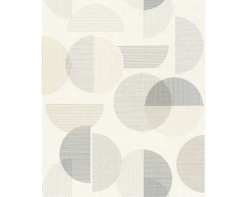 Behang met abstract cirkelpatroon