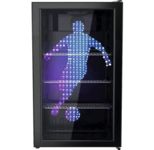 Drankenkoelkast met voetbalmotief en planken