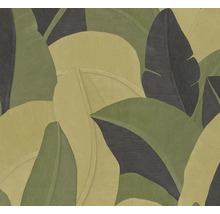 Behang met bladerpatroon