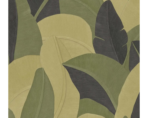 Behang met bladerpatroon