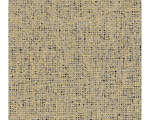 Gestructureerd behang met geweven oppervlak, detailopname van de oppervlaktestructuur.